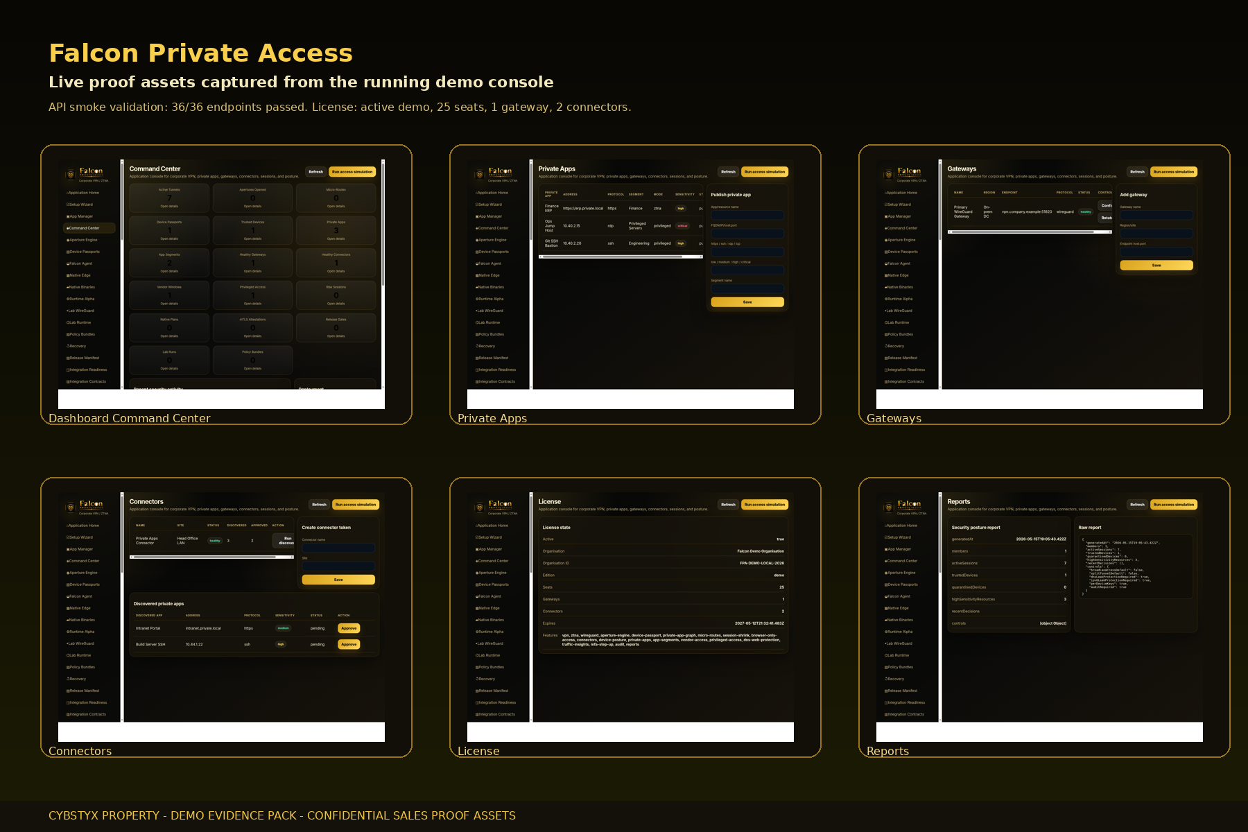 Falcon Private Access proof assets preview